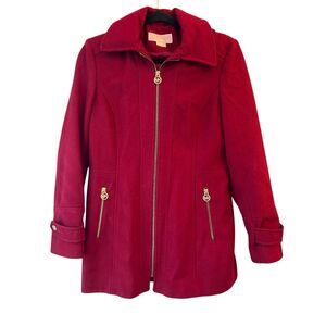 Michael Kors Hooded full zip Peacoat Sz 6P